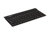 Teclado Silver Ht Inalambrico Bt V3.0 Mini Backlit (Win And Ios Smarttv) Negro