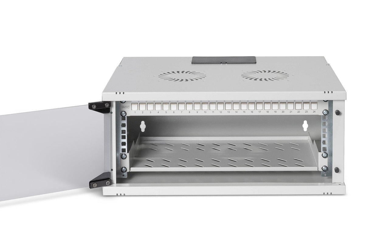 Conjunto De Red De 19", Carcasa Mural 4u Y Accesorios, Gr Versión Soho Pro, Sin Montar