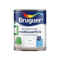 Esmalte Acrylico Multisuperficie Mate Blanco Permanente 0,250l 5160685 Bruguer