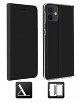 Akashi Funda Folio Con Stand Negro Apple Iphone 12 Pro