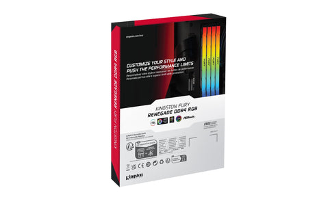 EAN 0740617338300 - Kingston Technology FURY Renegade RGB módulo de memoria 2 x 16 GB 3200 MT/s imagen 6