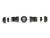 Delock 67046 Conector De Cable De Fibra Óptica Lc Duplex Hembra A Lc Duplex Hembra Upc Os2 Ip68 Resistente Al Polvo Y Al Agua
