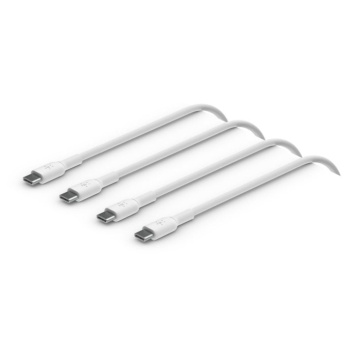 Cable Belkin Usb-C/Usb-C 2.0 Pvc 1m, 2pack Blanco Cab003bt1mwh2pk