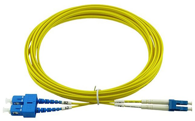 Blueoptics Sfp3132bu1mk Cable De Fibra Optica 1 M Lc Sc Os2 Amarillo