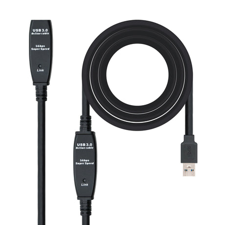 EAN 8433281008243 - Nanocable 10.01.0312 cable USB USB 3.2 Gen 1 (3.1 Gen 1) USB A Negro imagen 1