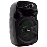 Lauson Llx34 Negro Altavoz Inalámbrico Portátil 20w Bluetooth Karaoke Fm Luces Usb Sd