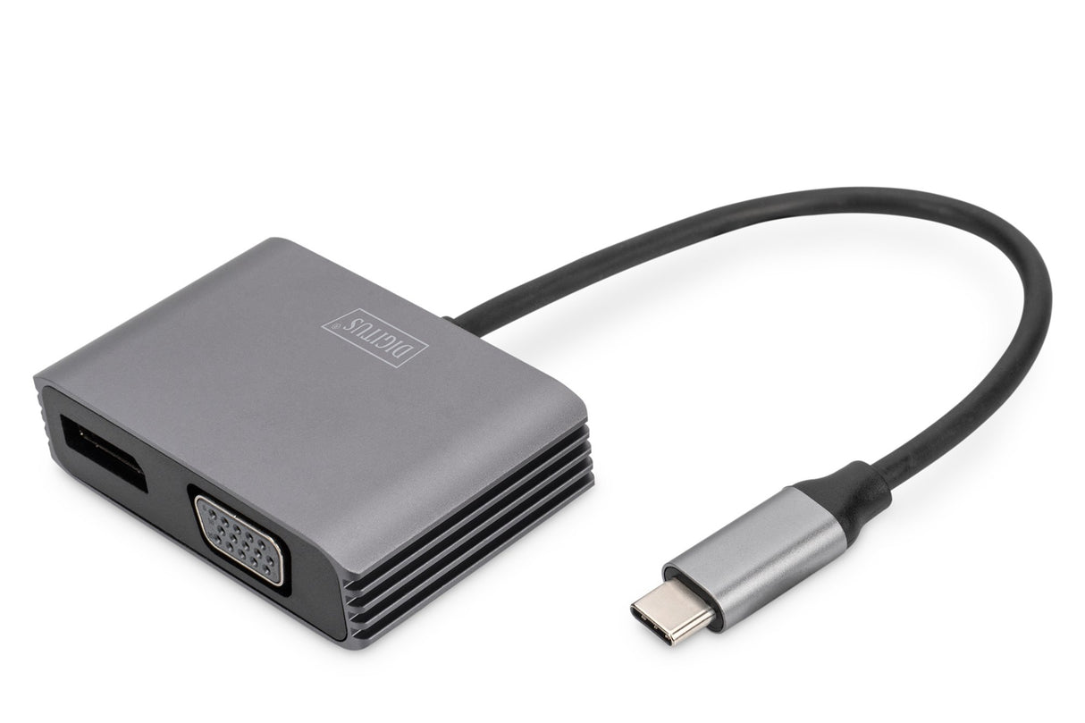 EAN 4016032478768 - Digitus DA-70827 Adaptador gráfico USB 4096 x 2160 Pixeles Negro imagen 1
