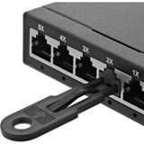 Bloqueador De Puertos Rj45, Paquete De 20 Bloqueadores, Negro