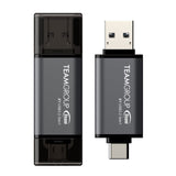 EAN 4711430803746 - Team Group X1 USB 3.2 Gen1 unidad flash USB 128 GB USB Type-A / USB Type-C 3.2 Gen 1 (3.1 Gen 1) Negro, G imagen 1
