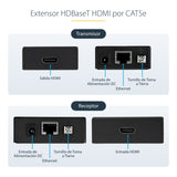 EAN 0065030851107 - StarTech.com ST121HDBTE extensor audio/video Transmisor y receptor de señales AV Negro imagen 7