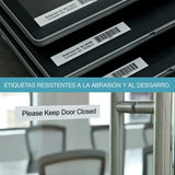 Dymo Cinta De Transferencia Termica D1 Durable. Etiqueta Permante Negro Sobre Blanco De 12mmx5,5m. Rotuladora Labelmanager