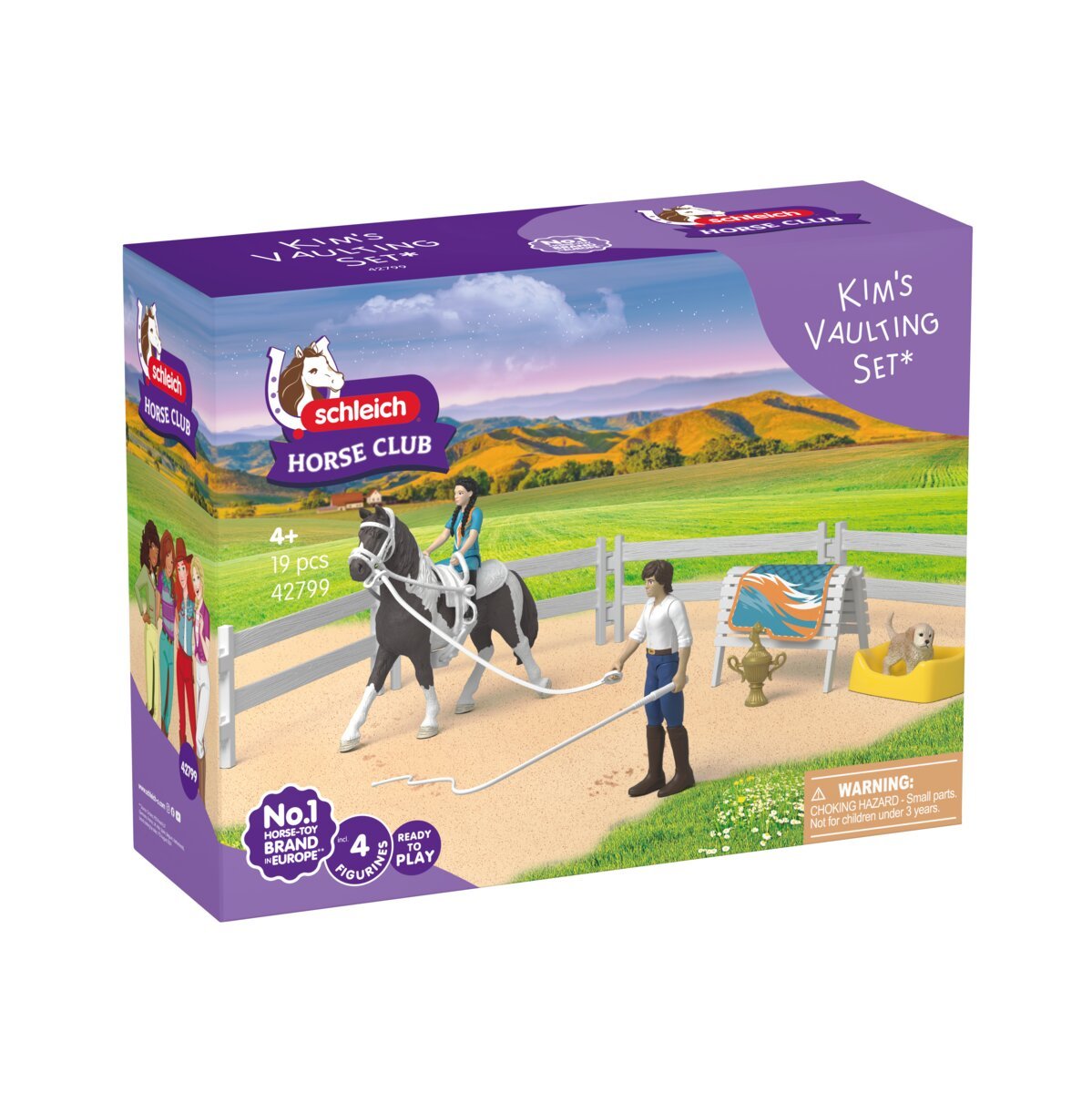 Schleich Horse Club Kim'S Voltigier Set 42799