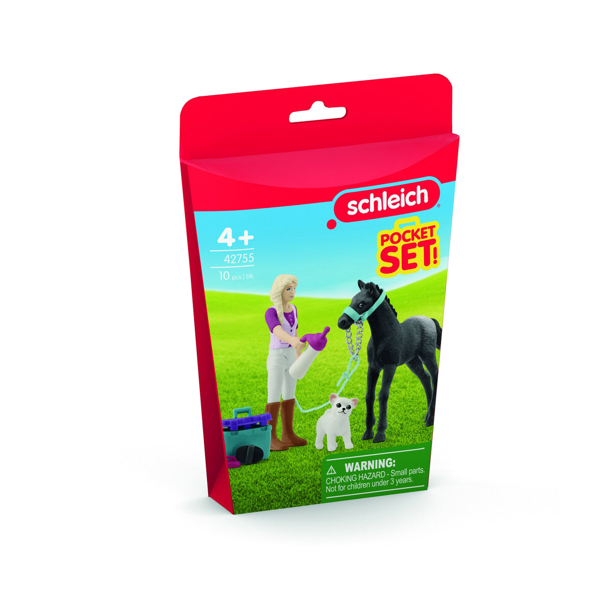Schleich Horse Club Set De Cuidado Para Potros, Construcción De Juegos   42755