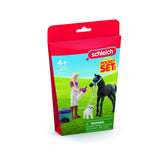 Schleich Horse Club Set De Cuidado Para Potros, Construcción De Juegos   42755