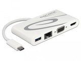 Delock Dockingstation Usb Type-C 3.1 Hdmi 4k 30 Hz + Vga + Lan + Usb Pd