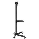Techly Ica-Tr20 Soporte De Pie Para Pantalla Plana 94 Cm (37") Soporte De Suelo Con Ruedas Para Pantalla Plana Negro