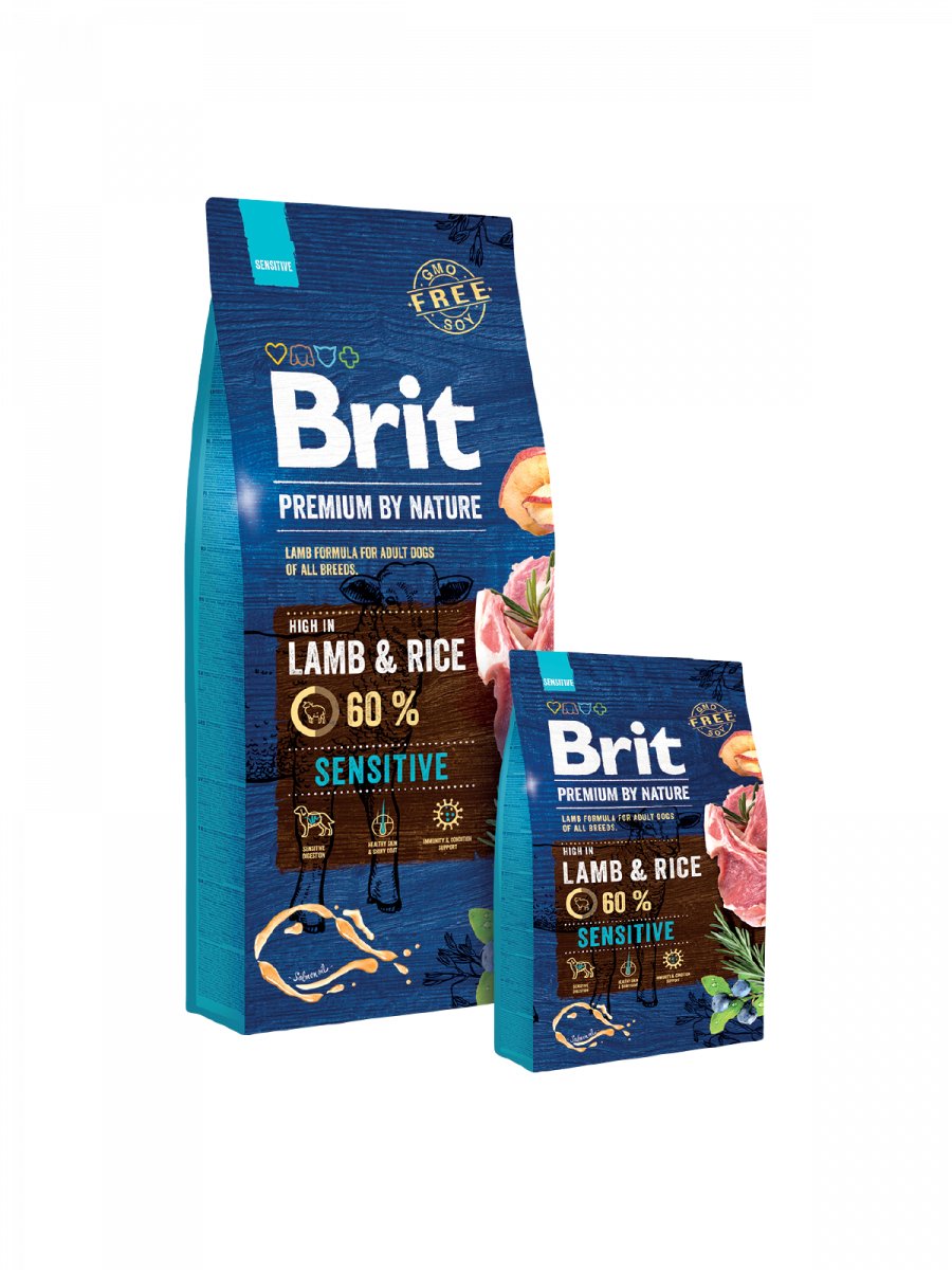 Feed Brit Premium By Nature Sensitive Lamb (15 Kg )