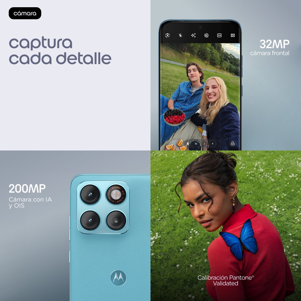 Smartphone  Motorola Edge 70 Plus 8ram 256gb Milky Azul