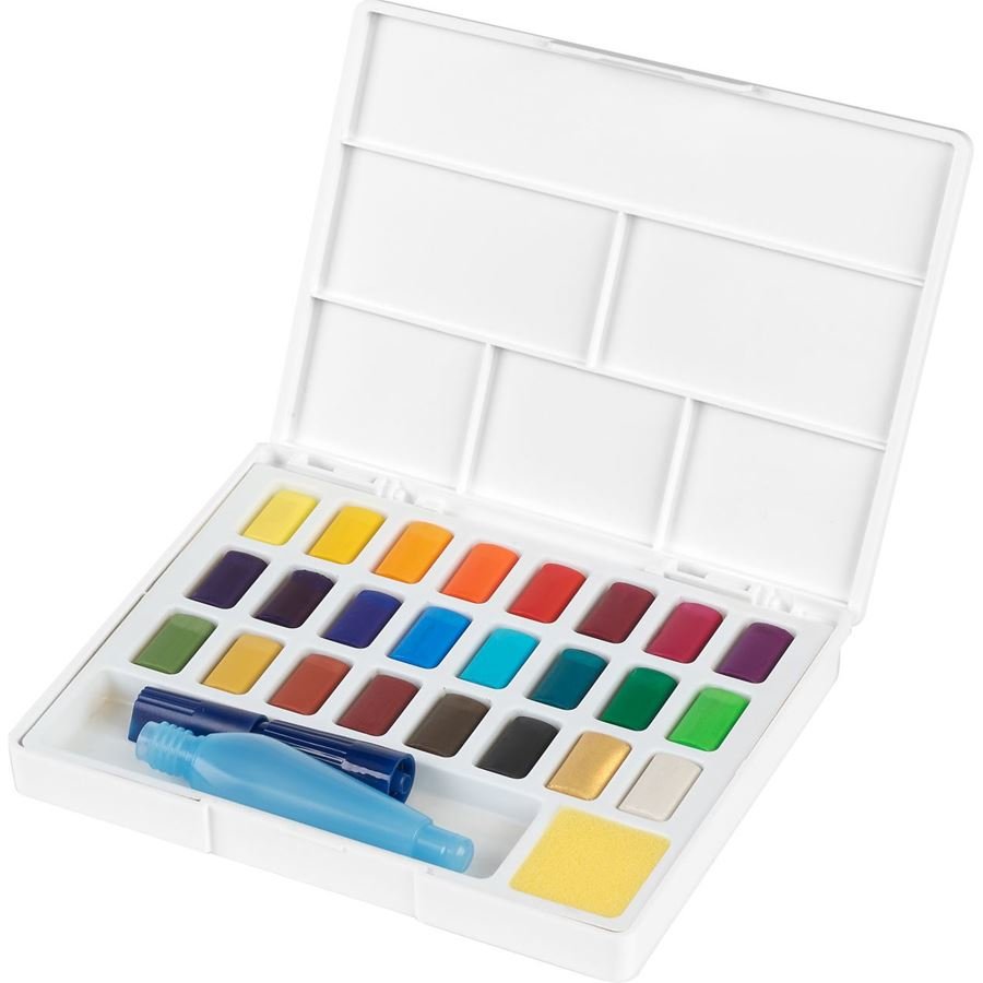 Faber Castell Acuarelas Creative Studio Pastillas Estuche De 24 C/Surtidos