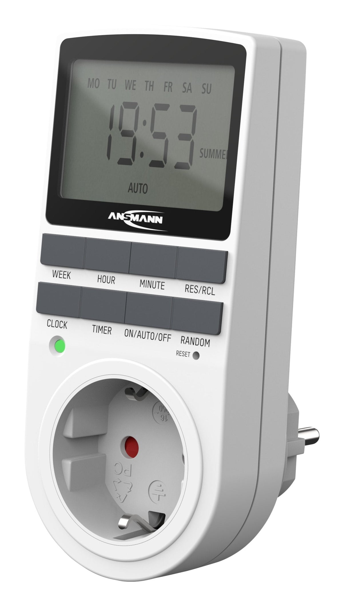 Temporizador Semanal Ansmann Aes4 Blanco 1260-0006