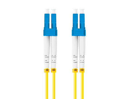 EAN 5901969433067 - Lanberg FO-LULU-SD11-0010-YE Cable de fibra óptica e InfiniBand 3 m LC Amarillo imagen 1