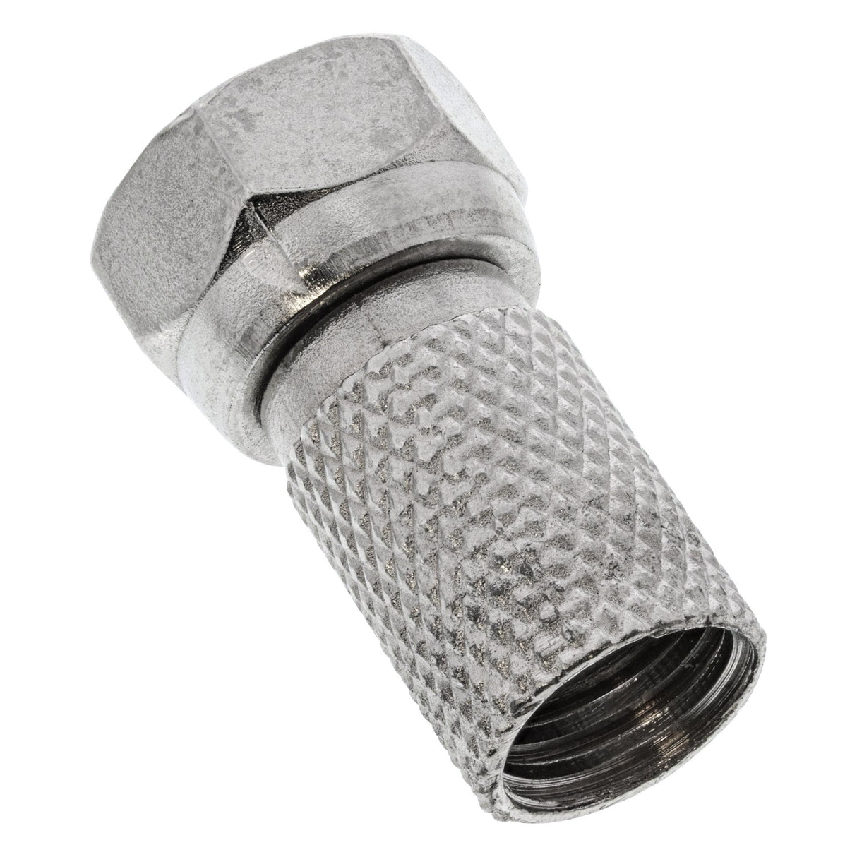 Inline F-Plug Macho Para Cable Coaxial Con Cubierta De Cable De 7,5 Mm