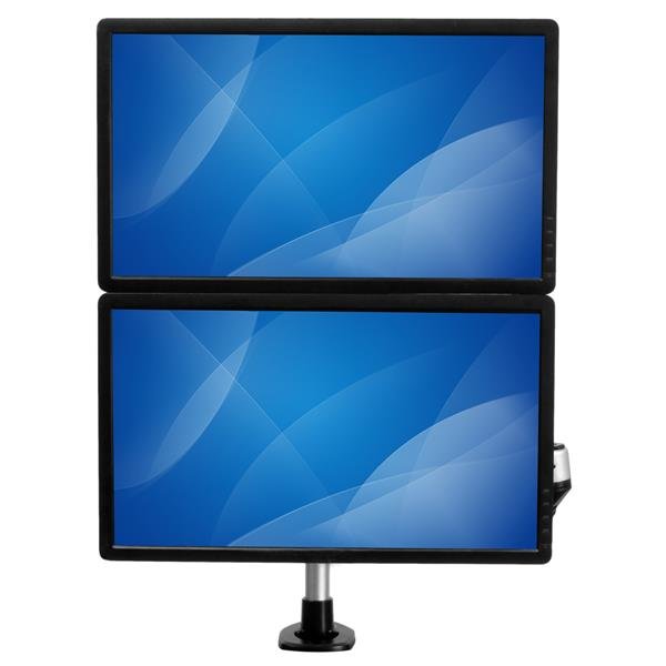 EAN 0065030863759 - StarTech.com ARMDUAL30 soporte para monitor 76,2 cm (30") Escritorio Negro, Plata imagen 11