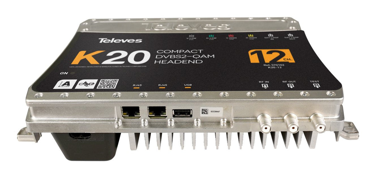 Televes K20-12 Kompaktkopfstelle 12transponder Dvb-S2 In Qam