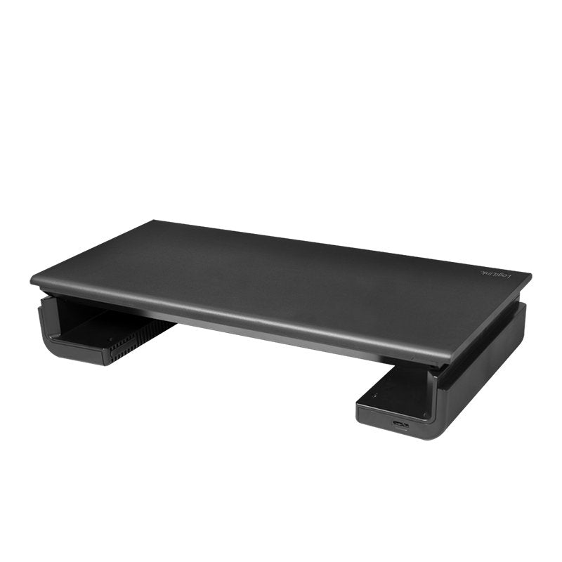 Elevador De Monitor Logilink, 420-520 Mm, Ergo., 2x Usb 3.0, 1x Usb-C