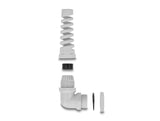 Delock 60586 Prensaestopas Con Alivio De Tensión Ángulo De 90 ° Pg13,5 Gris