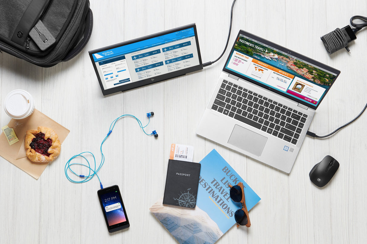 Hp Usb-C Mini Dockestacin De Conexion Usb-C Vga, Hdmigigepara Elite X2, Elitebook 1050 G1, 735 G5, Elitebook X360, Probook X360, Zbook Studio X360 G5