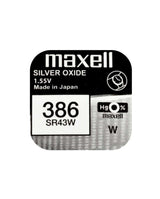 Maxell Pila Oxido Plata (386) Sr43w Blister*1 Eu 0% Mercurio