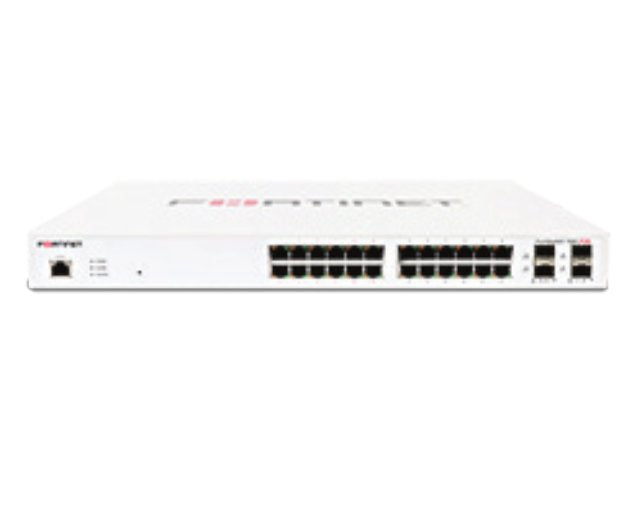 Fortinet Fortiswitch 124e 1u 24g 4sfp 12poe Managed Switch Fs-124e