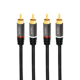 Logilink Ca1203 Cable De Audio 1,5 M 2 X Rca Negro