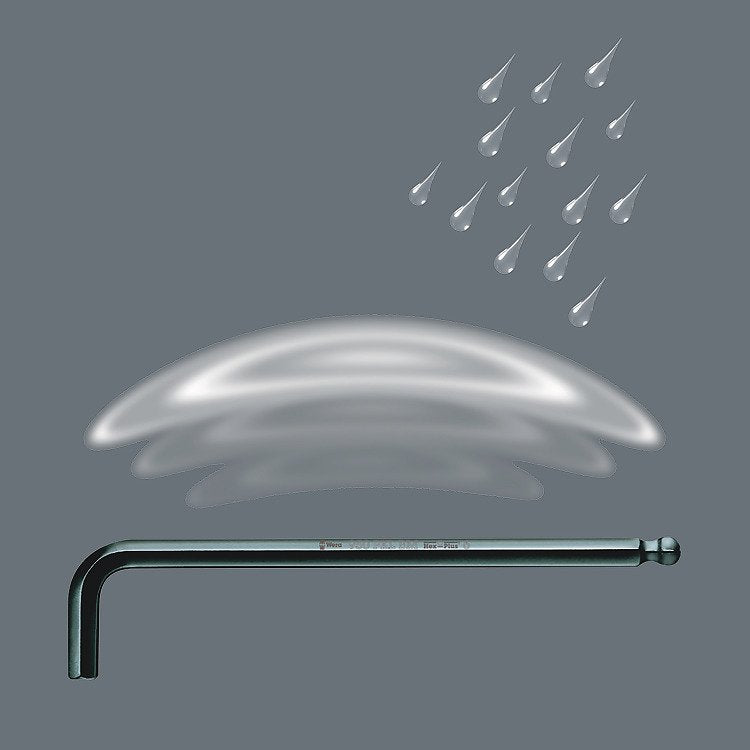 Wera 950/9 Hex-Plus 6 Llave Allen Métrico 9 Pieza(S)