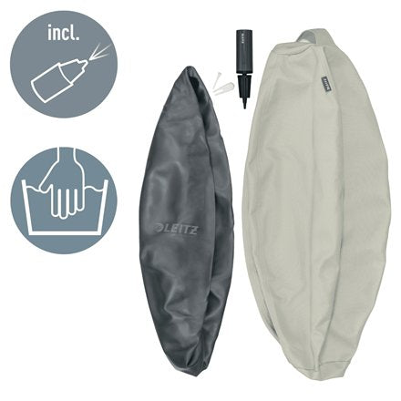 Leitz Ergo Active Sitzball Gris Claro 65cm Anti-Wegroll-Design