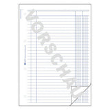 Avery Zweckform Durchschreibebuch - 50 Hoja - 2 Spalten - A4 (210 X 297 Mm)