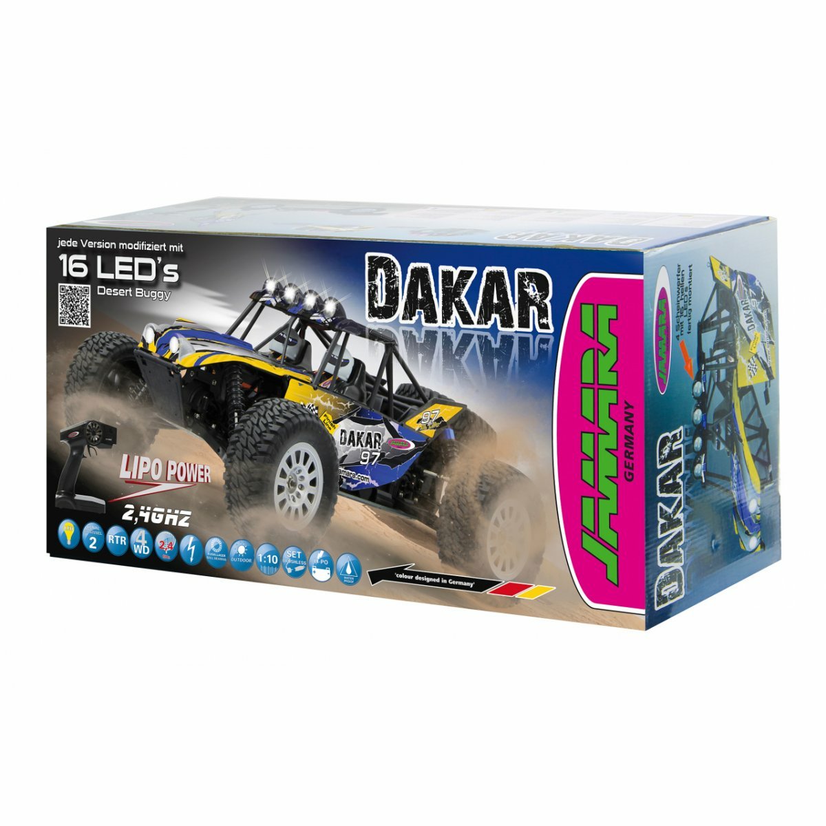 Jamara Deserthggy Dakar 1:10 Ep 4wd Led Nimh 2,4ghz 14+