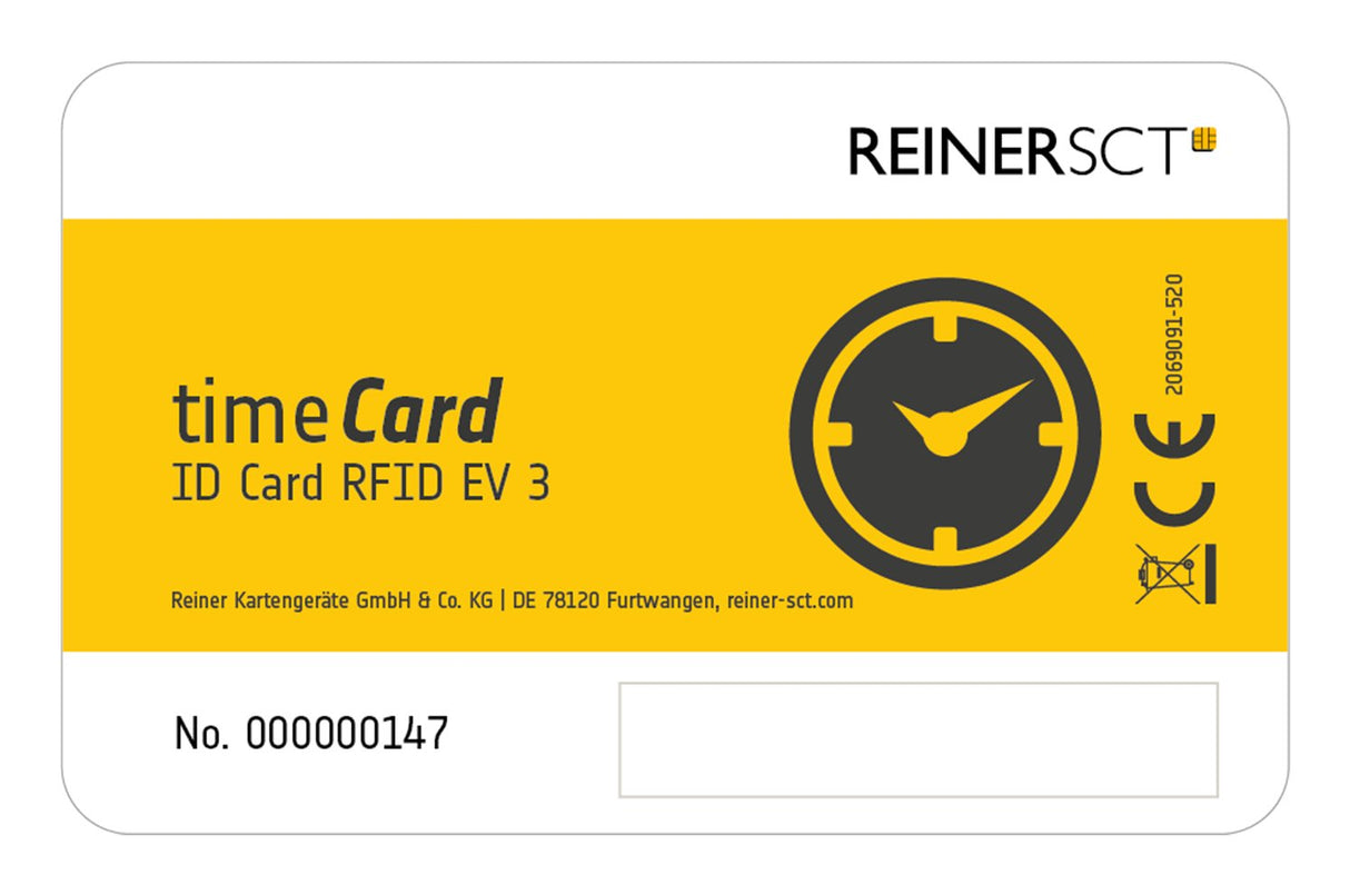 Reinersct Timecard Premium Chipkarte 50 Des