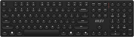 EAN 4711377367042 - MSI FORGE K210 WIRELESS COMBO teclado Ratón incluido Hogar / Oficina USB QWERTY Inglés de EE. UU. Negro imagen 7
