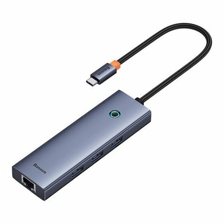 EAN 6932172630713 - Baseus UltraJoy 6-Port Alámbrico USB 3.2 Gen 1 (3.1 Gen 1) Type-C Gris imagen 2