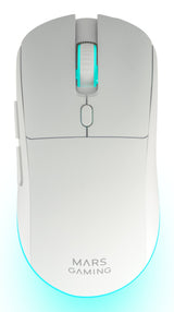 Pack Gamer 3en1 (Calvier/Ratón/Tapis) Mars Gaming Mcpwtkl (Blanco)