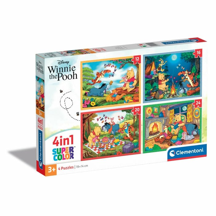 Puzzle  Clementoni Supercolor 4 In 1 - Disney Winnie The Pooh 21514