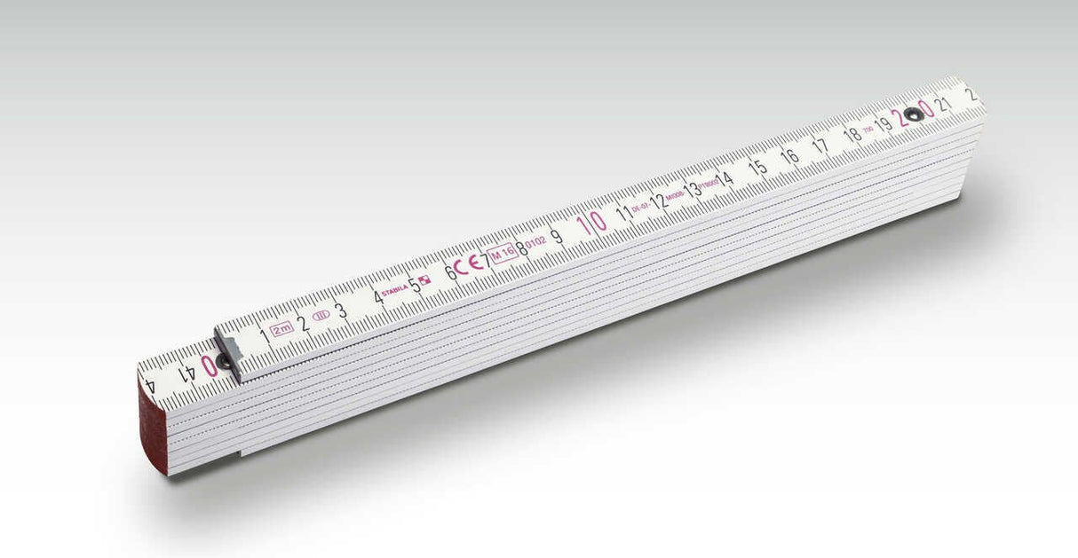 Cinta Metrica   Stabila Buk 1707 Biala, 2m
