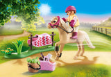 Playmobil 70521 Coleccionable Poni De Equitacion Aleman