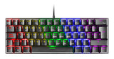 Mars Gaming Mk60 Teclado Gaming Mecanico - Ultra-Compacto 60% - Switches Antipolvo - Iluminacion Rgb - Teclas