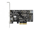 Delock 90060 Tarjeta Y Adaptador De Interfaz Interno Usb 3.2 Gen 2 (3.1 Gen 2), Controlador Usb Pcie, Usb 3.2 Gen 2 (3.1 Gen 2), Perfil Bajo, Pci 3.0, Sata De 15 Pines, 10 Gbit/S