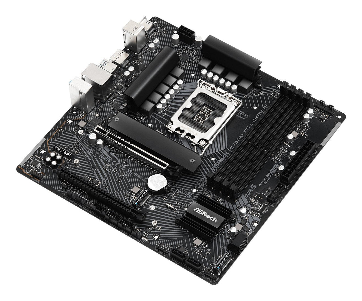 Asrock B760m Pg Lightning 1700 Matx Hdmi Dp Ddr4 Retail