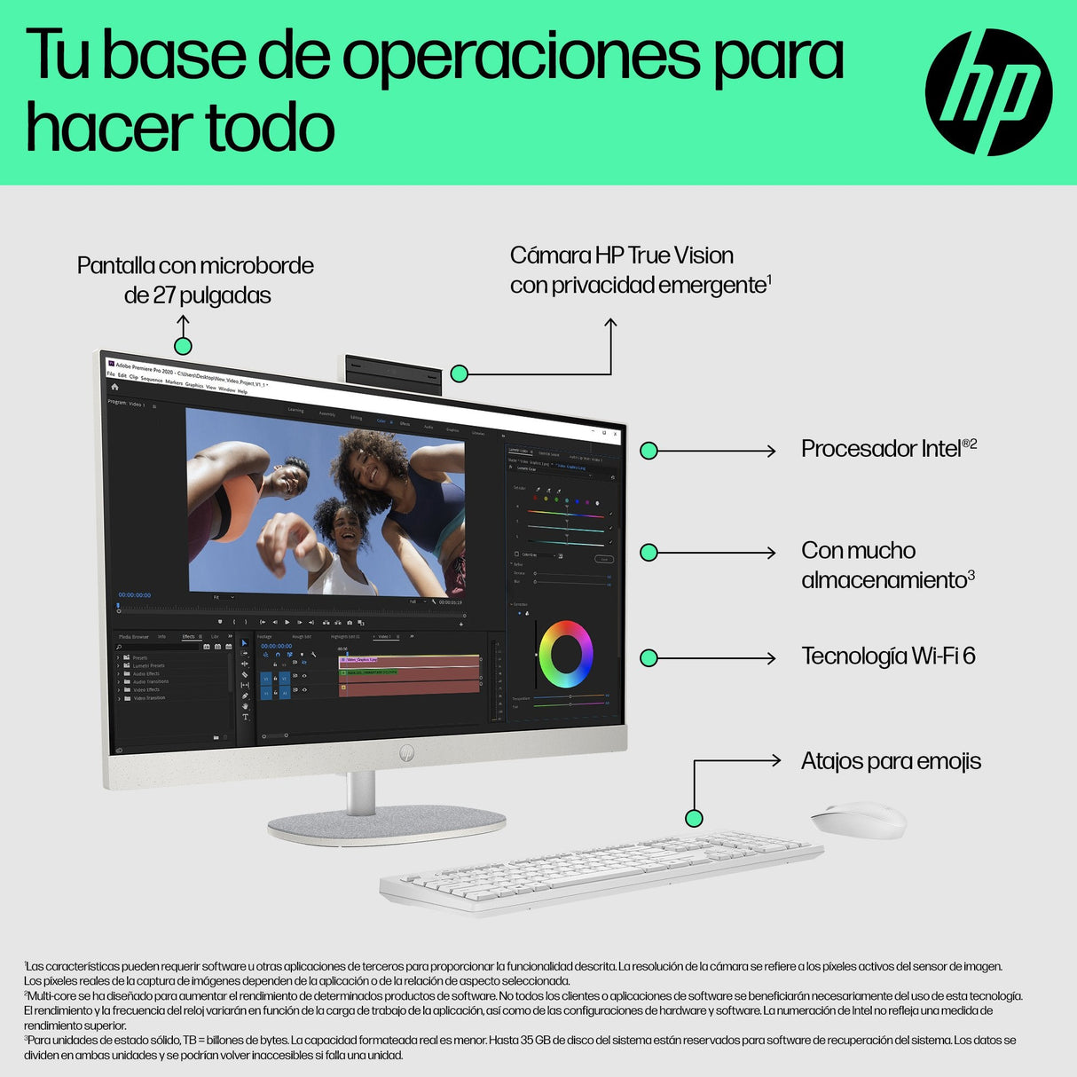 Pc Hp Aio 27-Cr0090ns  I5-1334u 16g 512g 27"Fhd Fdos