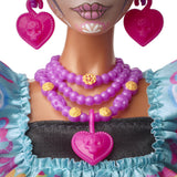 Muñeca Mattel Barbie Signature Día De Muertos 2024 Coleccionable Con Vestido Negro Con Volantes Hrm72